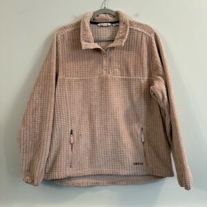 Orvis pink Waffle Knit Pullover